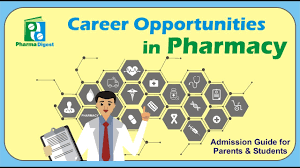 Career opportunity in Pharmacy